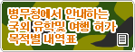 병무청에서 안내하는 국외유학 및 여행 허가 목적별 내역표